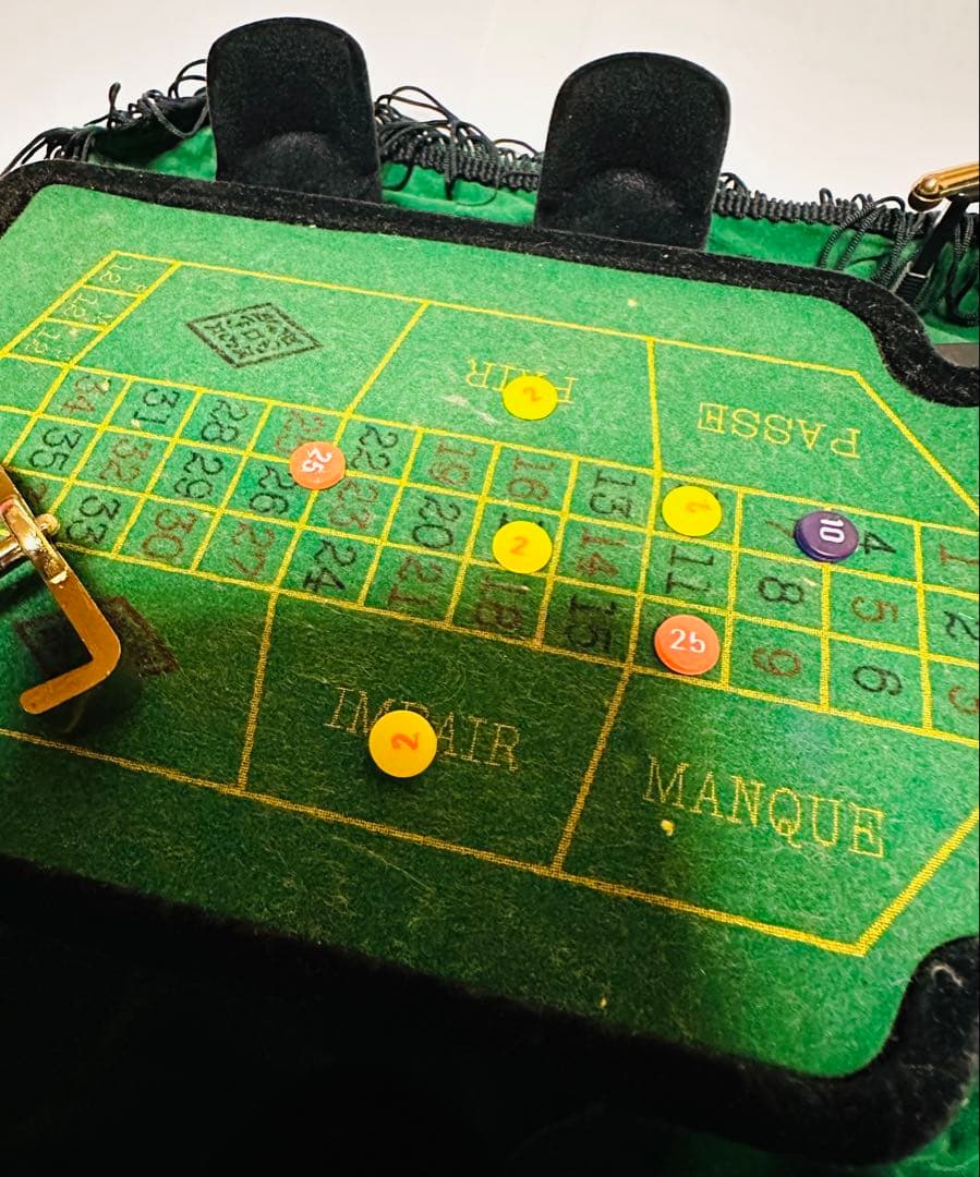 値下げミニチュア ルーレットテーブルセットMINIDELUXE ROULETTE