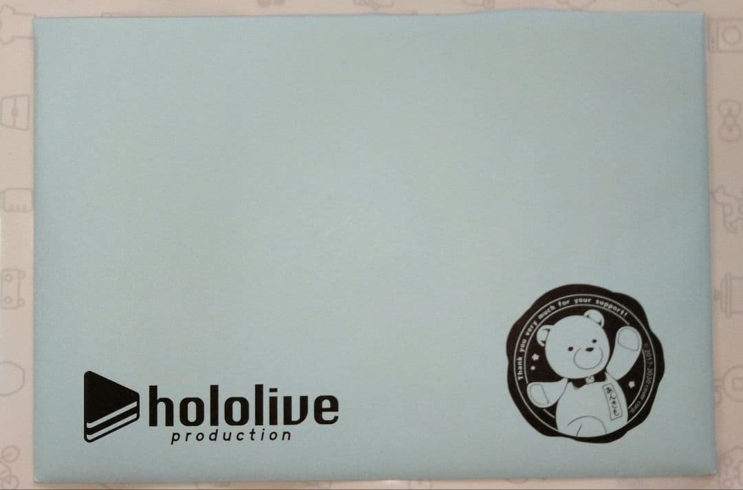 白上フブキ 活動三周年記念 数量限定 直筆サイン入りダイカットポスト