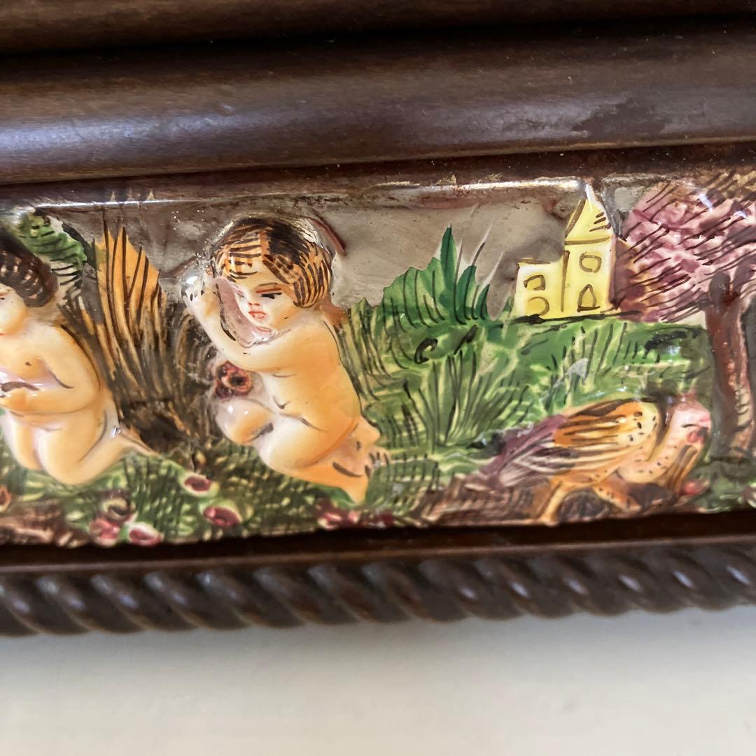 REUGE リュージュ　シリンダー型　オルゴール　72弁　陶器装飾