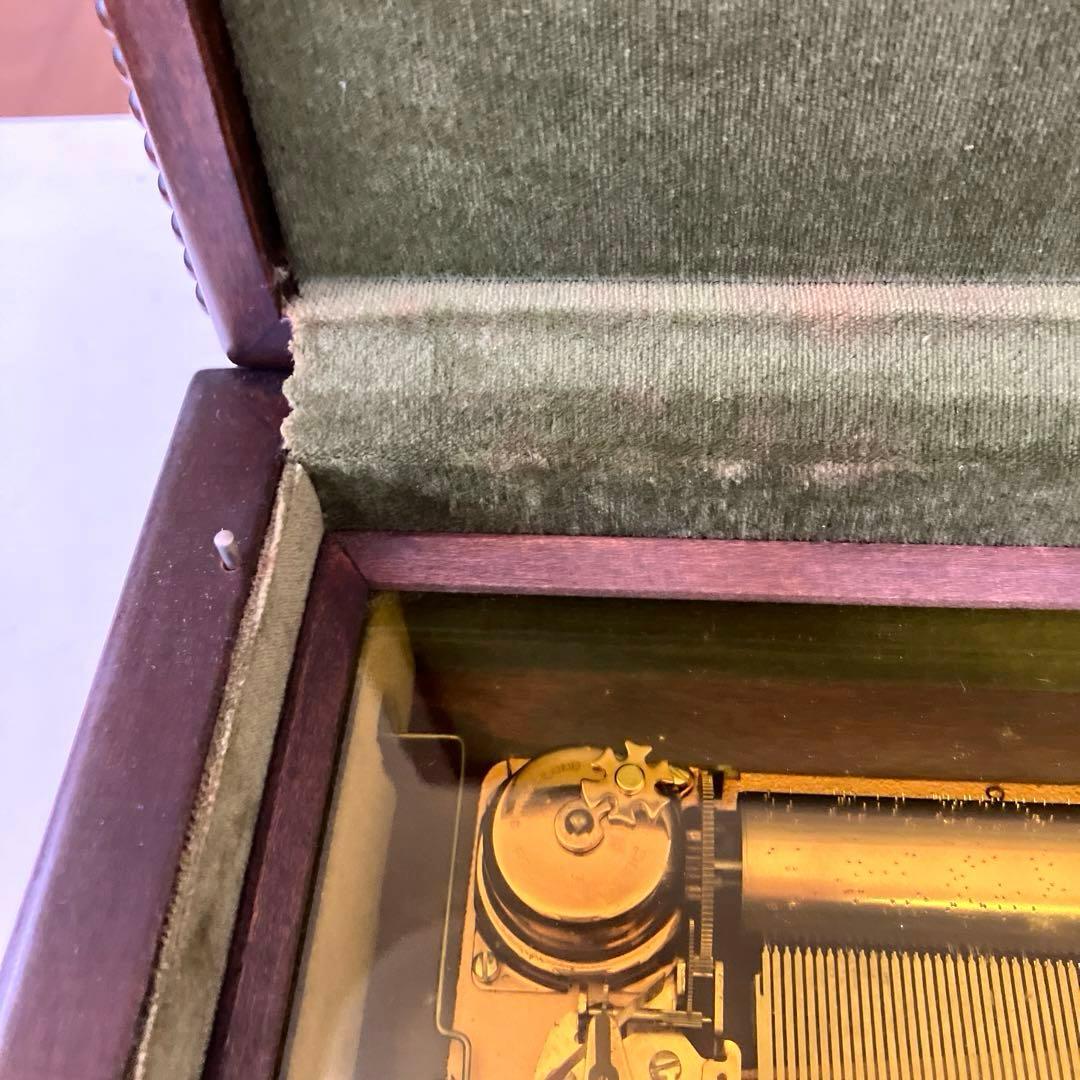 REUGE リュージュ　シリンダー型　オルゴール　72弁　陶器装飾