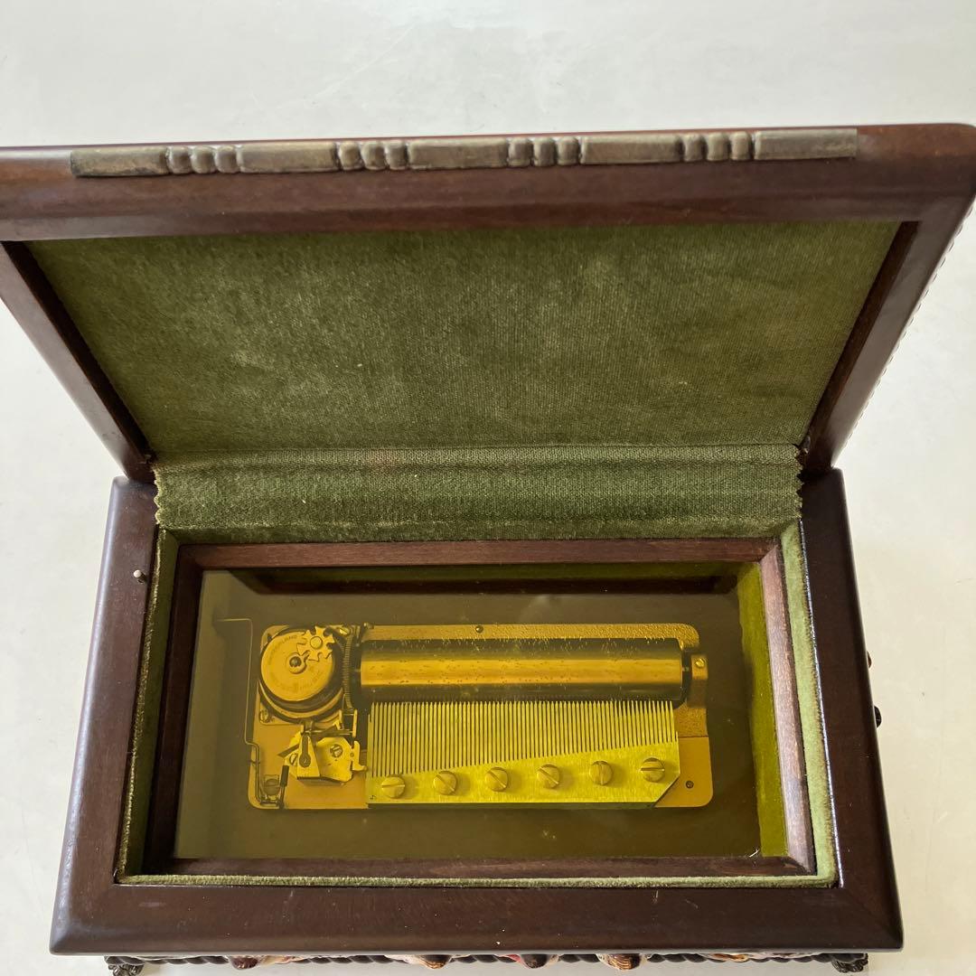 REUGE リュージュ　シリンダー型　オルゴール　72弁　陶器装飾