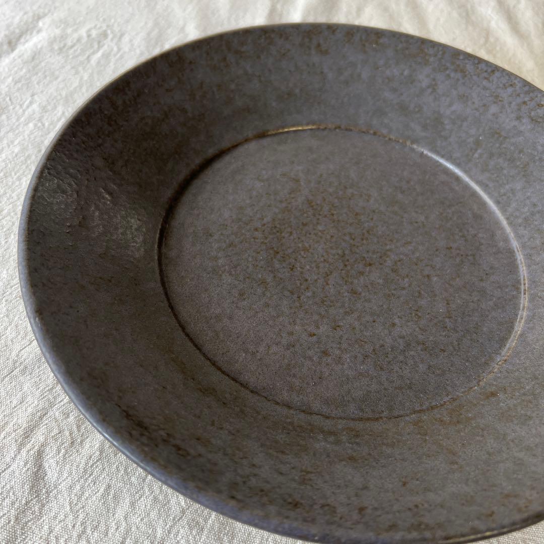 一柳京子さん　７寸強　プレート２客セット