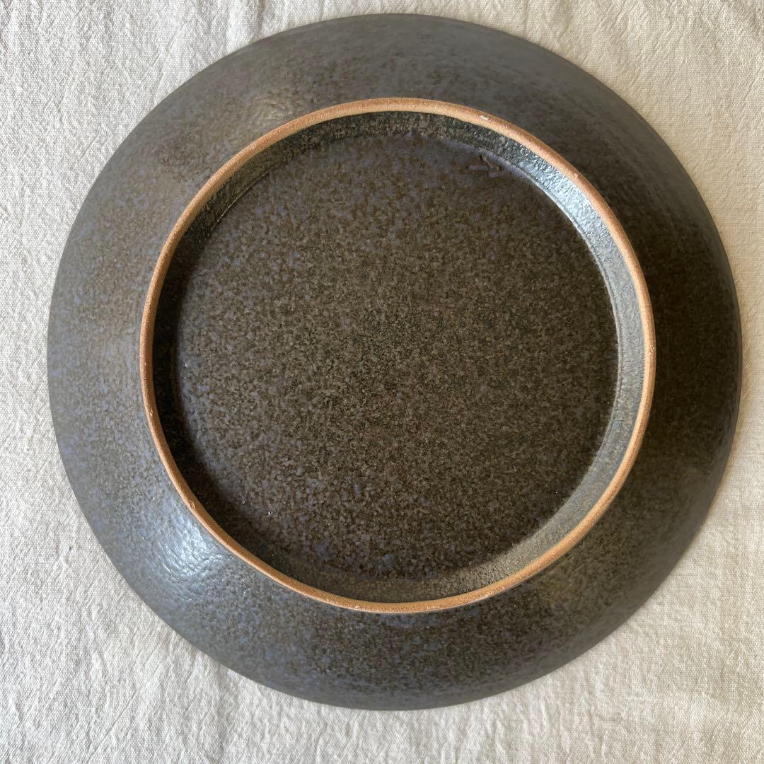 一柳京子さん　７寸強　プレート２客セット