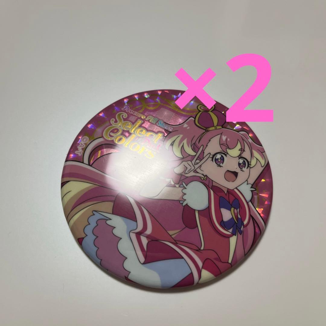プリキュア select colors 缶バッジ ワンダフル pink - メルカリ