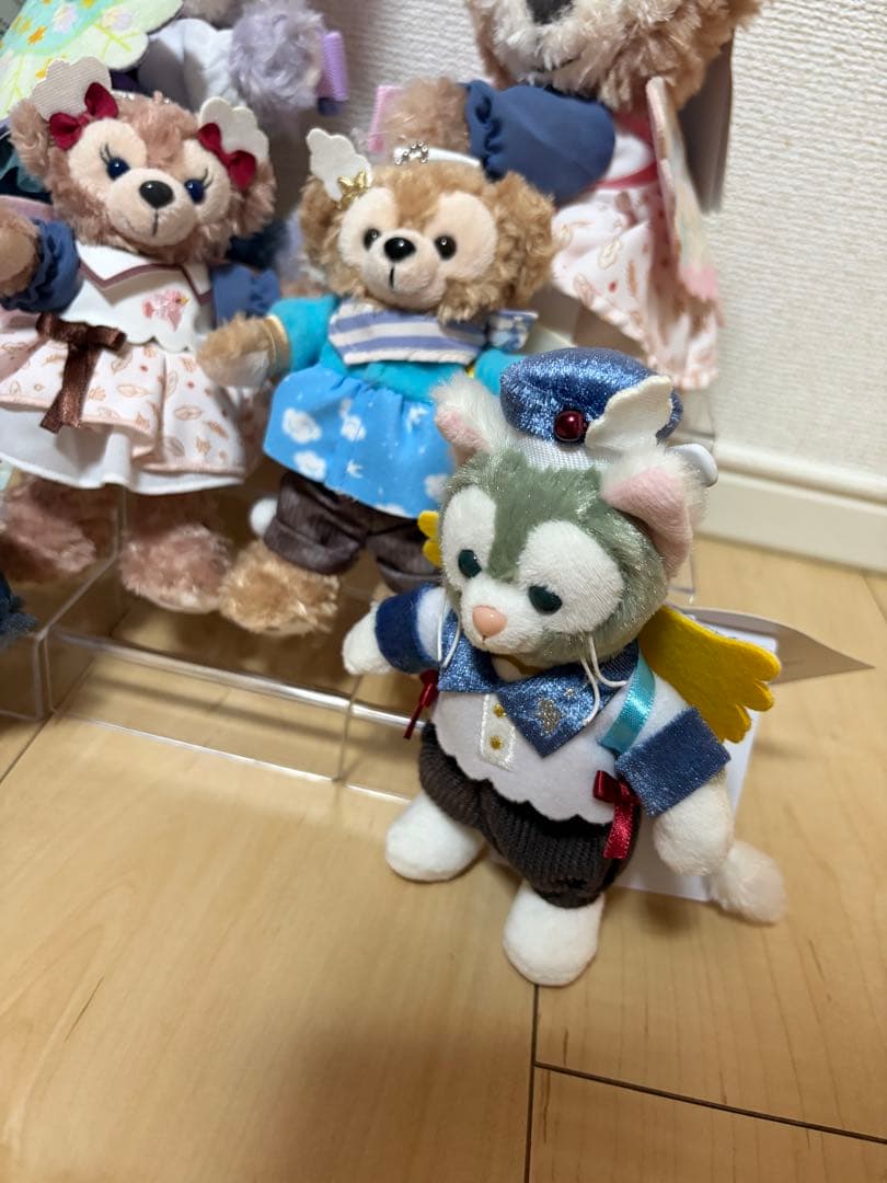 ディズニー ウィッシングウィングス ぬいぐるみ バッジ 文具 8点セット