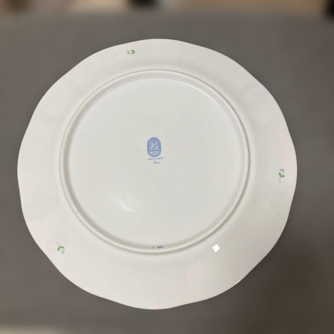 ヘレンドプレート　アポニーグリーンプレート　25センチ