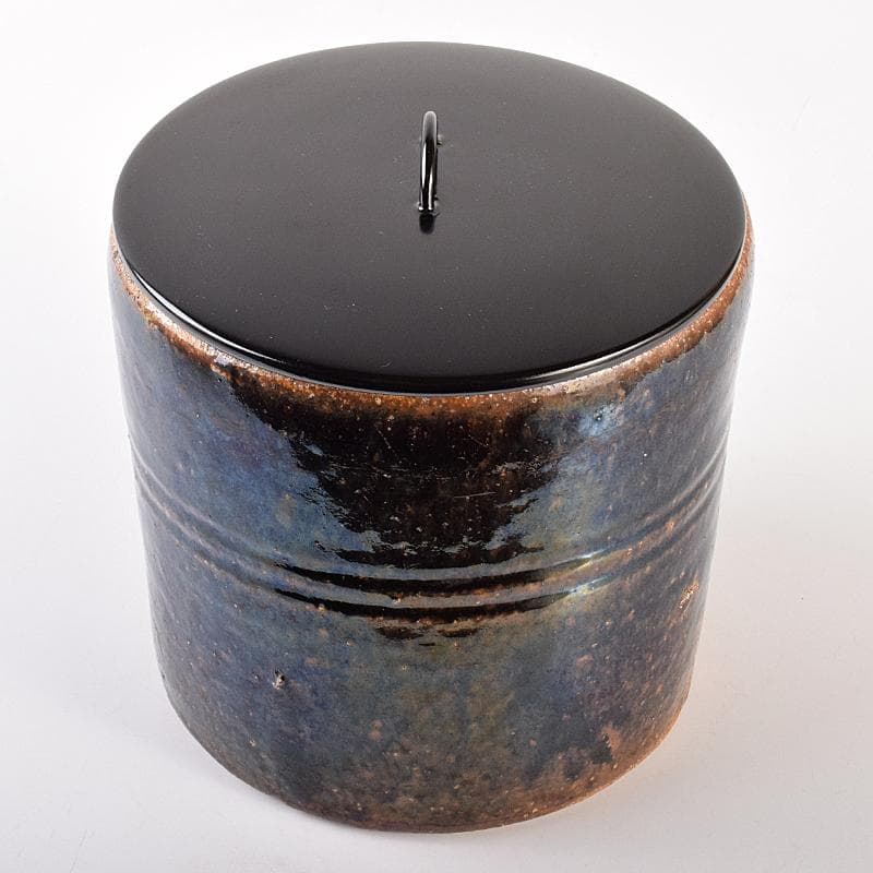 茶道具 古瀬戸 江戸初期 口禿手 一重口水指 澤田常安極め箱 M R7571