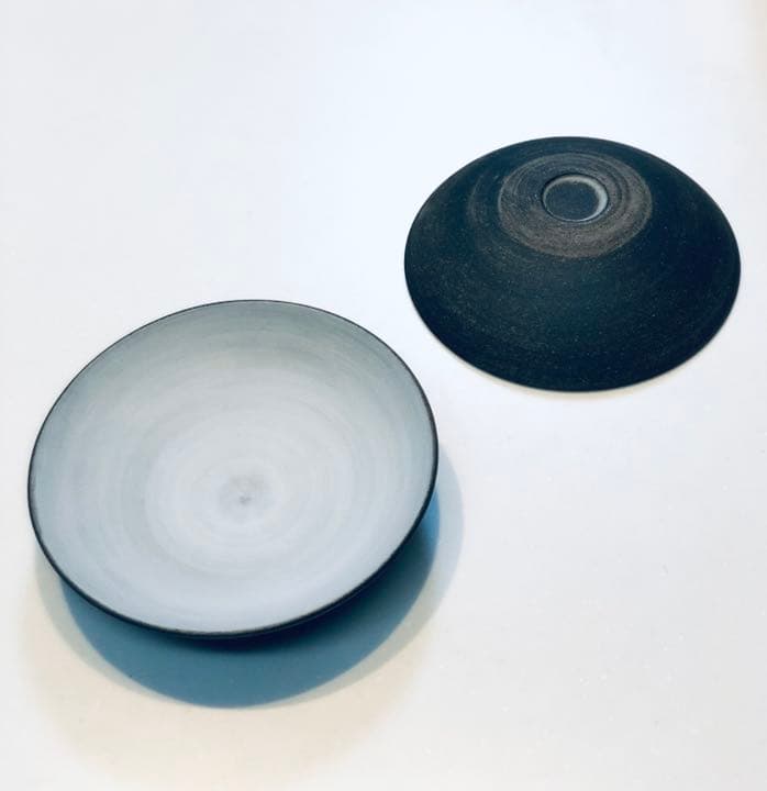 5寸皿　φ15㌢　焼き締め　作家物