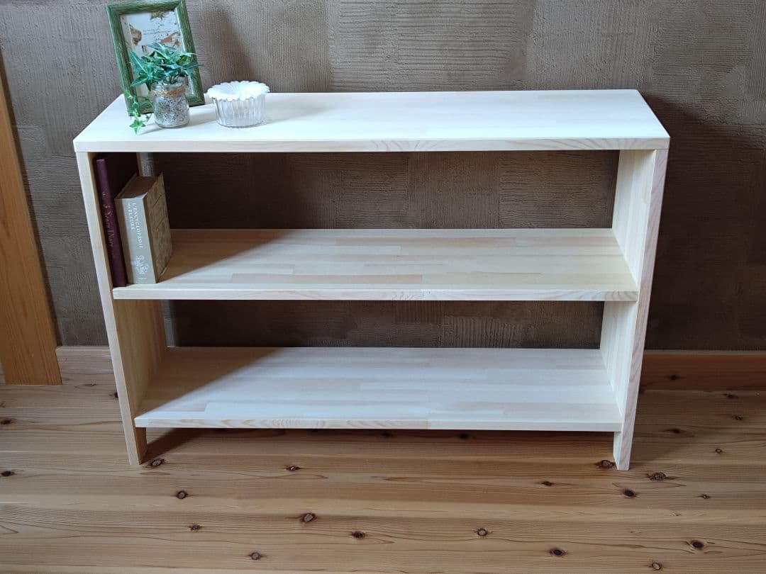 【送料無料】天然木　赤松集成材　オープンシェルフ　飾り棚　　収納ラック