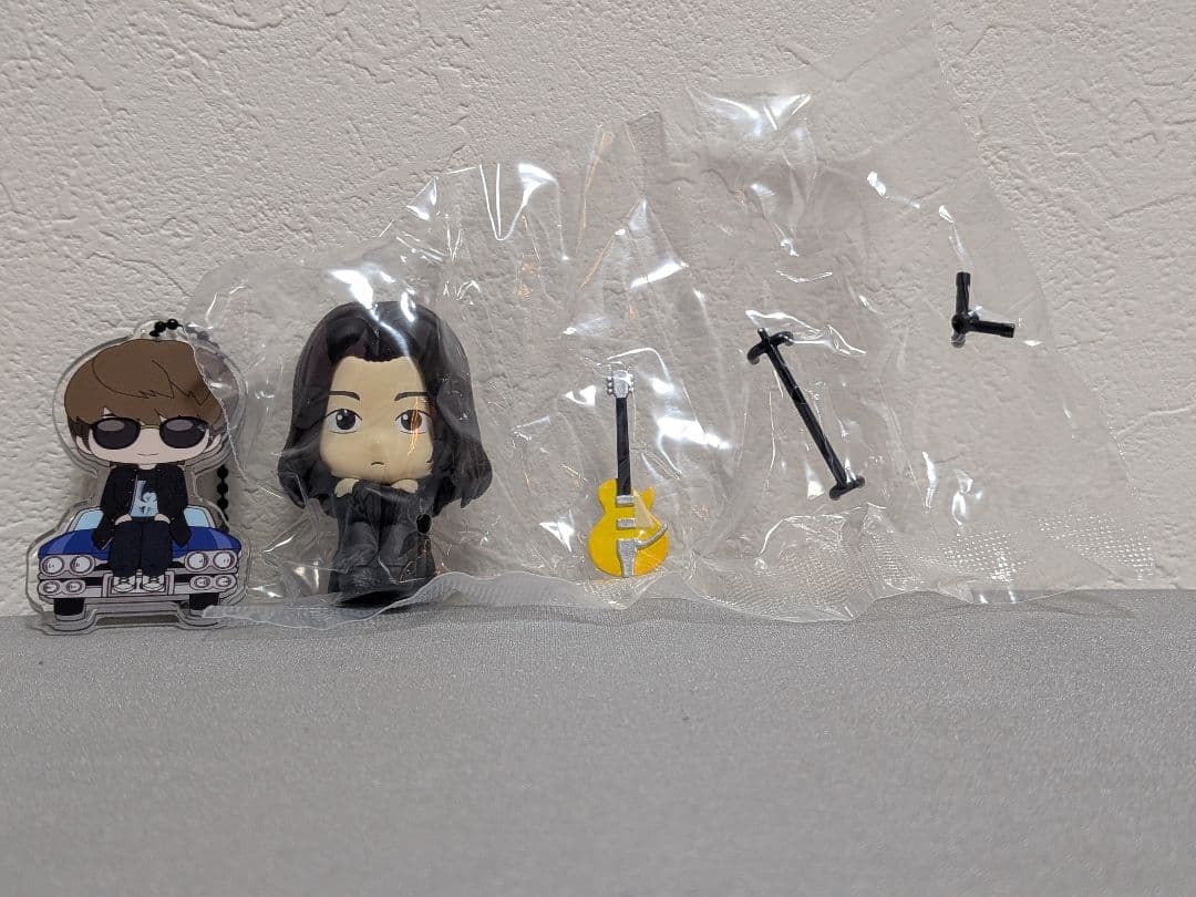 GLAY すわりんこアクリルキーホルダーJIRO まちぼうけガチャTAKURO
