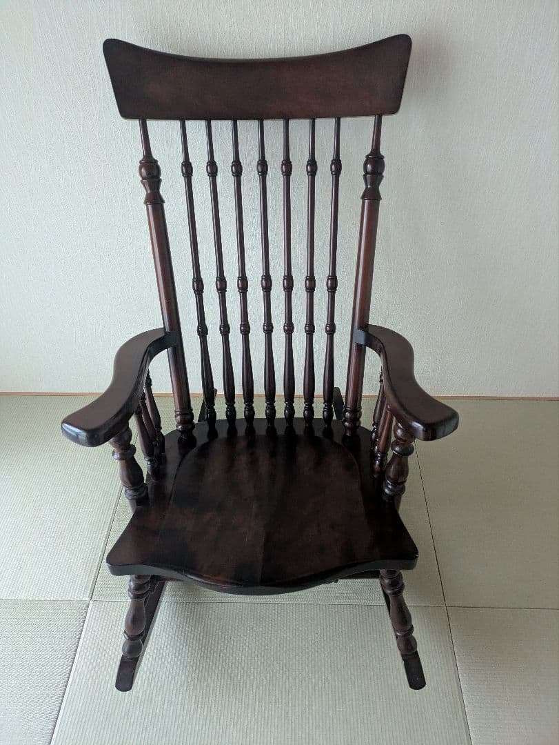 松本民芸家具】 ロッキングチェア ミズメ桜 揺り椅子 304F型 刻印無