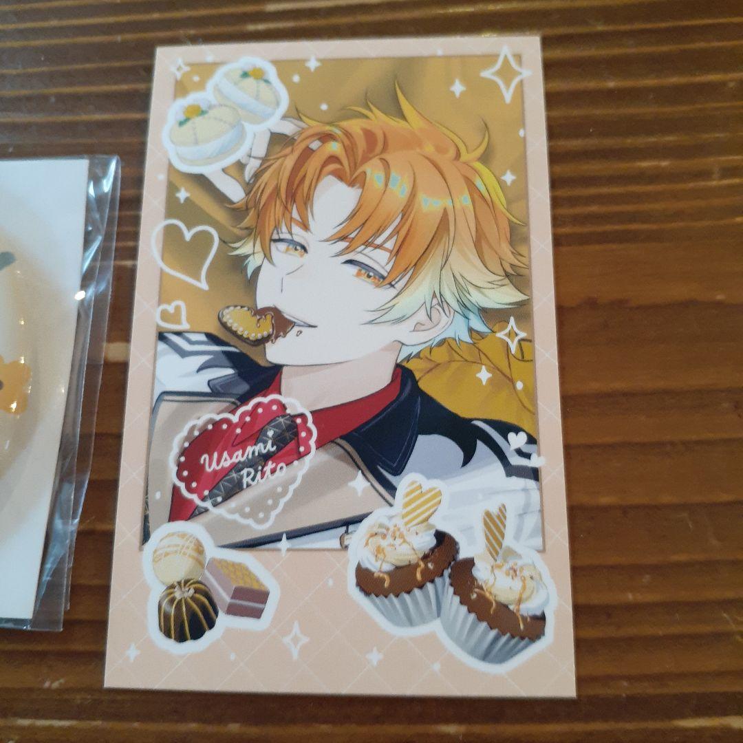 にじさんじ宇佐美リト Oriens 缶バッジ ／チェキ風カード ZK-5539