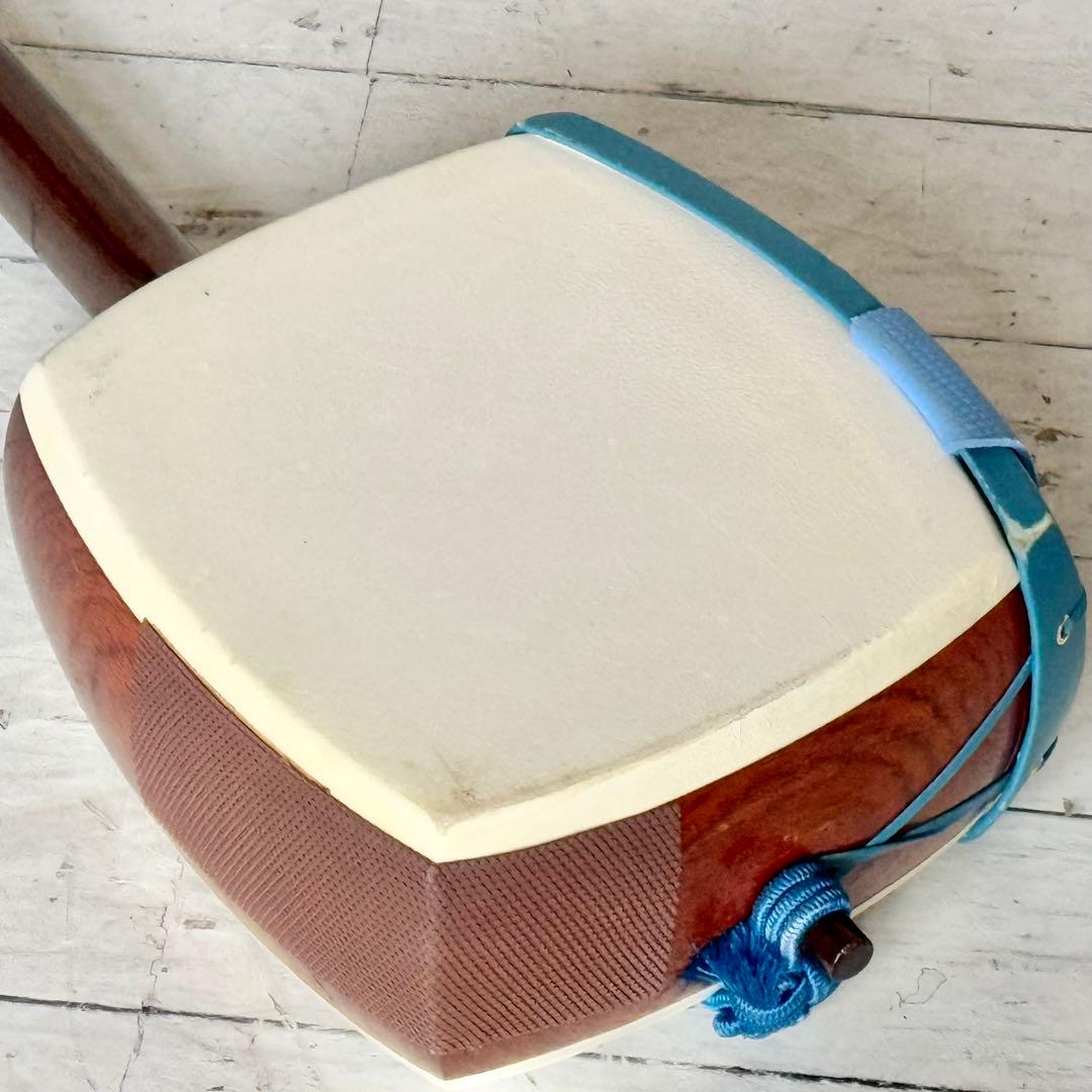 中棹三本継 高級三味線 東さわり・鼈甲撥・ハードケース付き