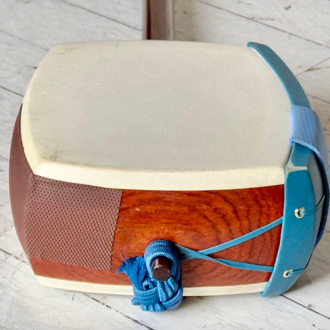 中棹三本継 高級三味線 東さわり・鼈甲撥・ハードケース付き