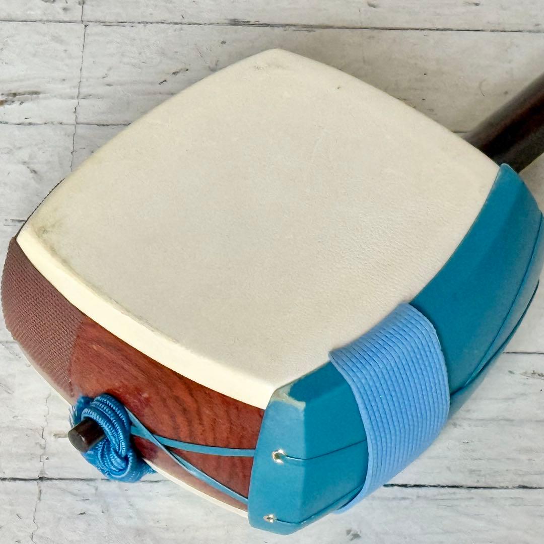 中棹三本継 高級三味線 東さわり・鼈甲撥・ハードケース付き