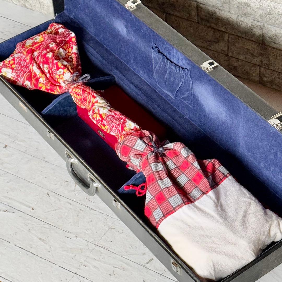 中棹三本継 高級三味線 東さわり・鼈甲撥・ハードケース付き