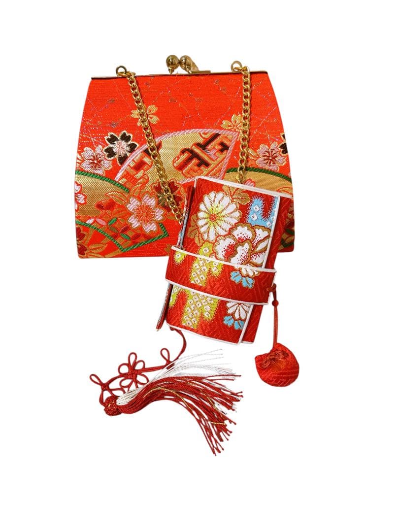 お買い得品♡七五三　7歳　女の子　フルセット　一式　正絹　赤