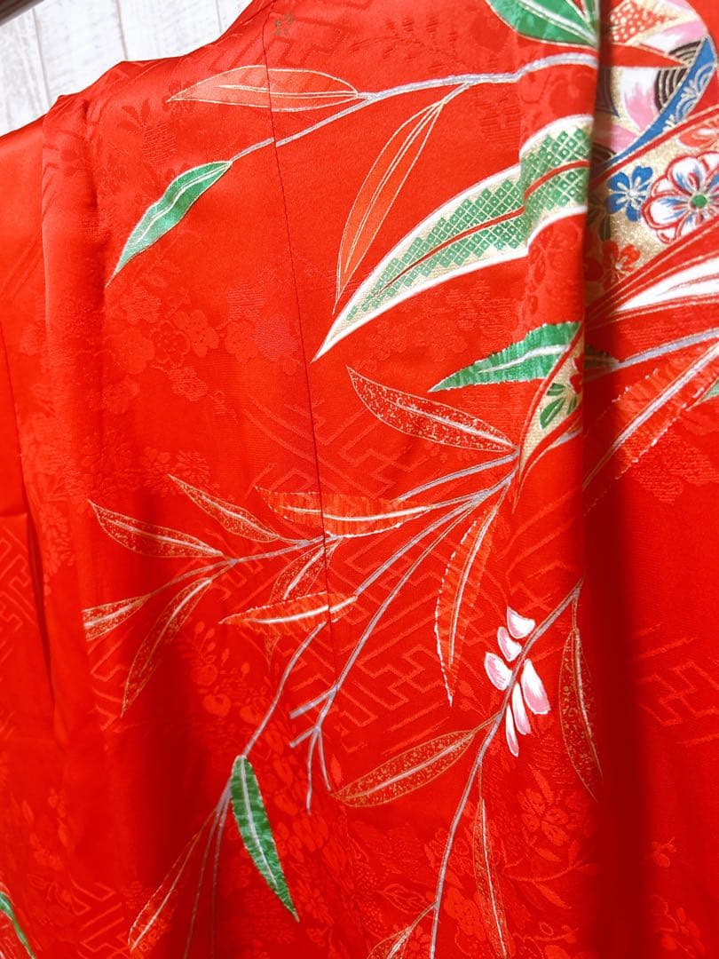 お買い得品♡七五三　7歳　女の子　フルセット　一式　正絹　赤