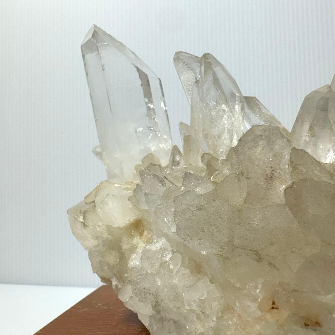 天然水晶クラスター 1.73kg 大型 パワーストーン 天然石 インテリア