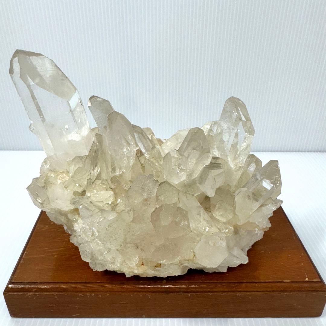 天然水晶クラスター 1.73kg 大型 パワーストーン 天然石 インテリア
