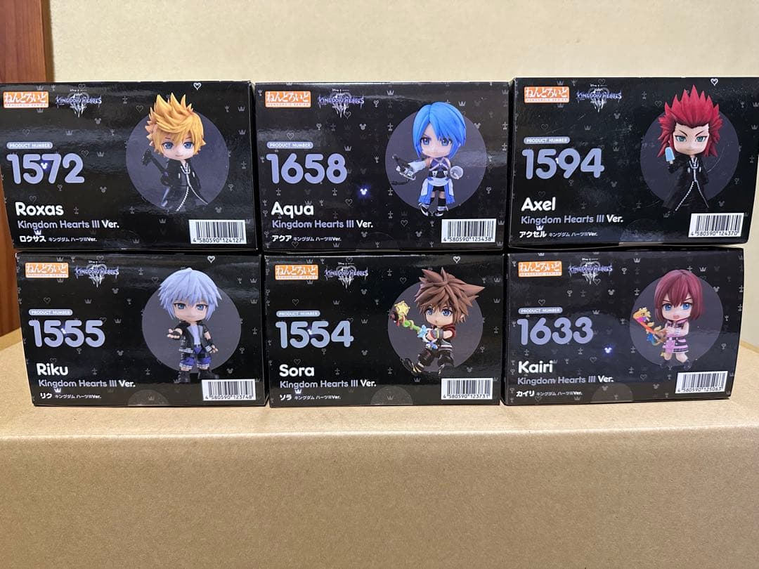 ねんどろいど キングダム ハーツIIIVer. 6種類セット 【新品未開封品