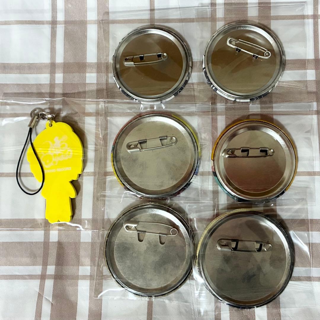 ヒプノシスマイク 夢野幻太郎 缶バッジ ラバーストラップ 7点セット