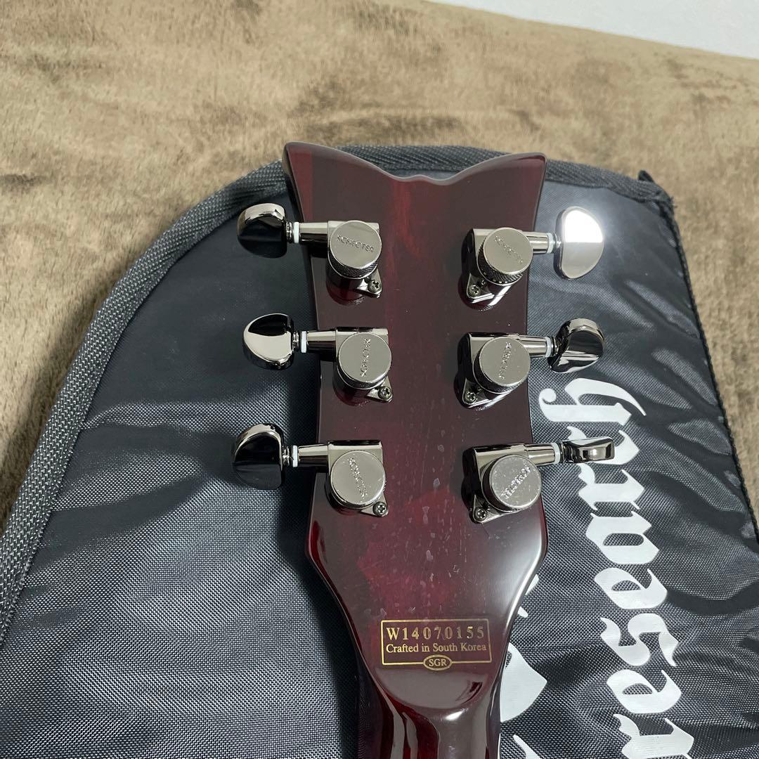 シェクター ギター EMG ケース付き - メルカリ