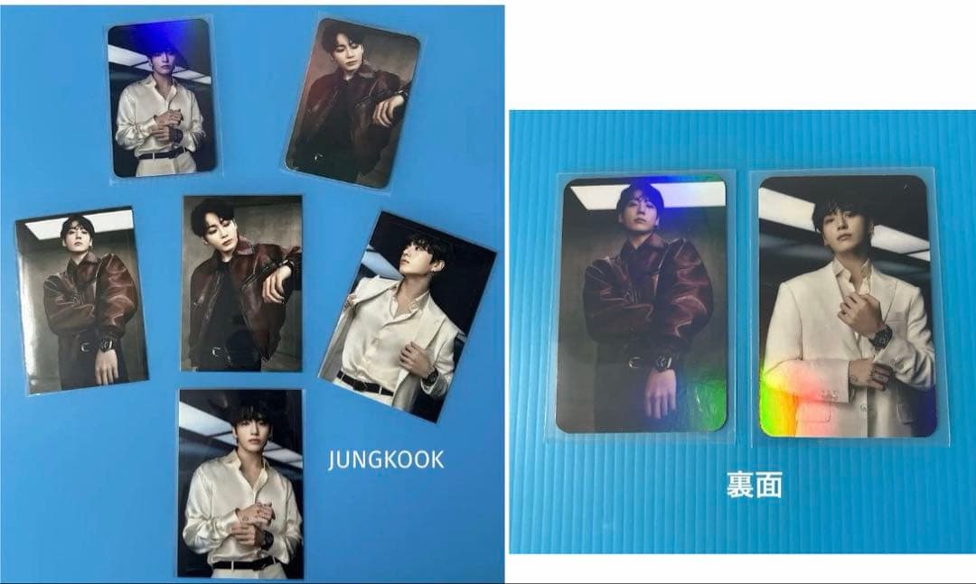BTS JUNGKOOK 両面ホログラムフォトカード・ステッカー - メルカリ