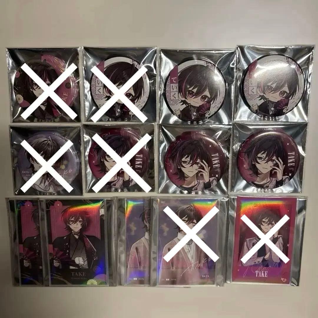 第4弾】EL6缶バッジチェキ風トレカElement Sicksていくまとめ売り