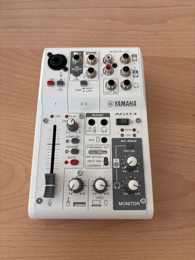 YAMAHA AG03 MK2 　オーディオテクニカAT2020 セット