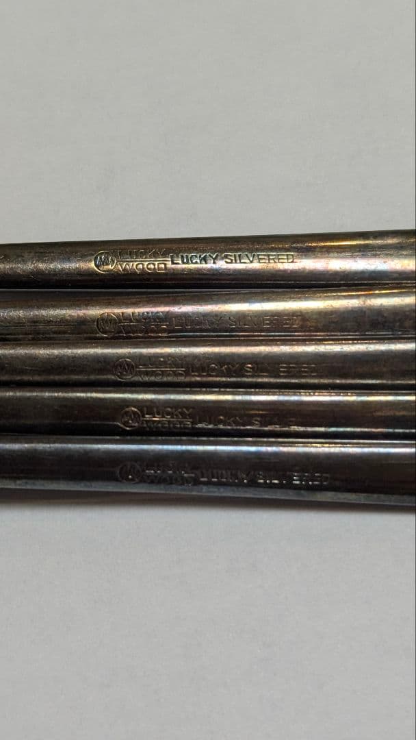 LUCKY SILVERED スプーン 5本セット 骨董　Luckywood