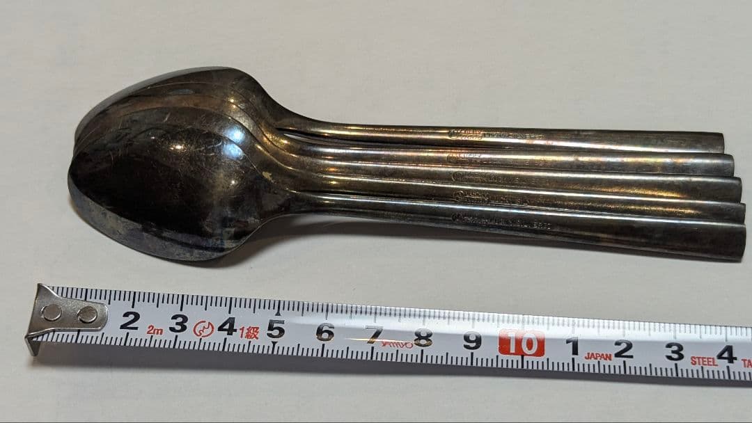 LUCKY SILVERED スプーン 5本セット 骨董　Luckywood