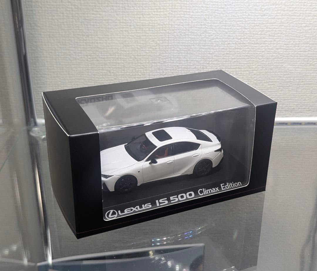 京商1/43LEXUS IS500 F SPORT Climax (ホワイト)