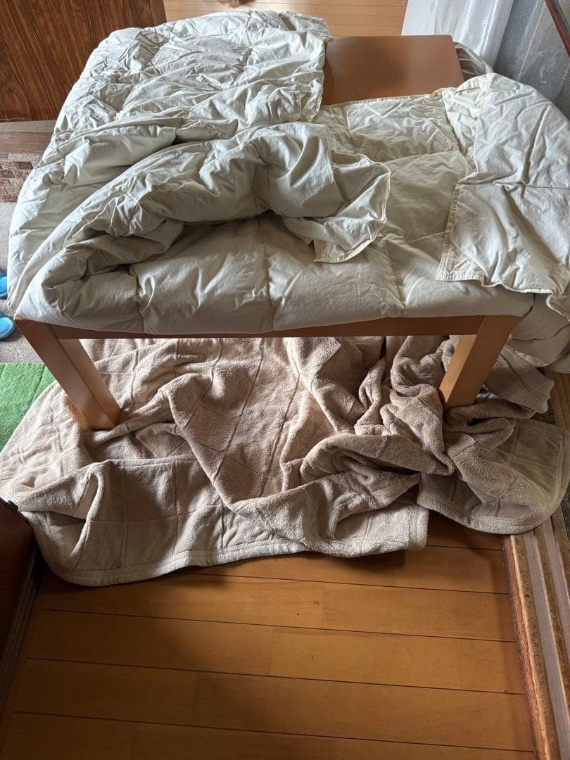 無印良品　正方形こたつ　テーブル MK -758 コタツ布団オマケ