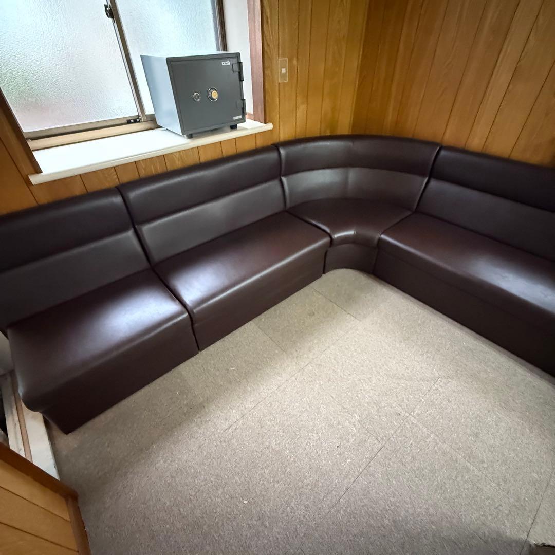 飲食店 7点ソファーセット　 L字型　スナック　店舗什器