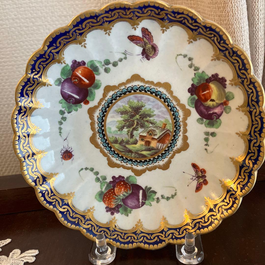 英国アンティーク ウースタードクターウォール期 ティーボウル