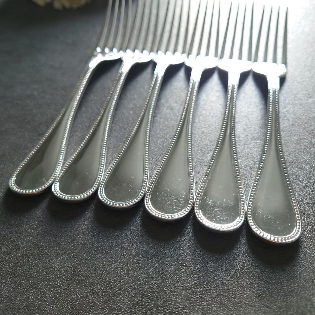 美品 クリストフル パール デザートフォーク 6点