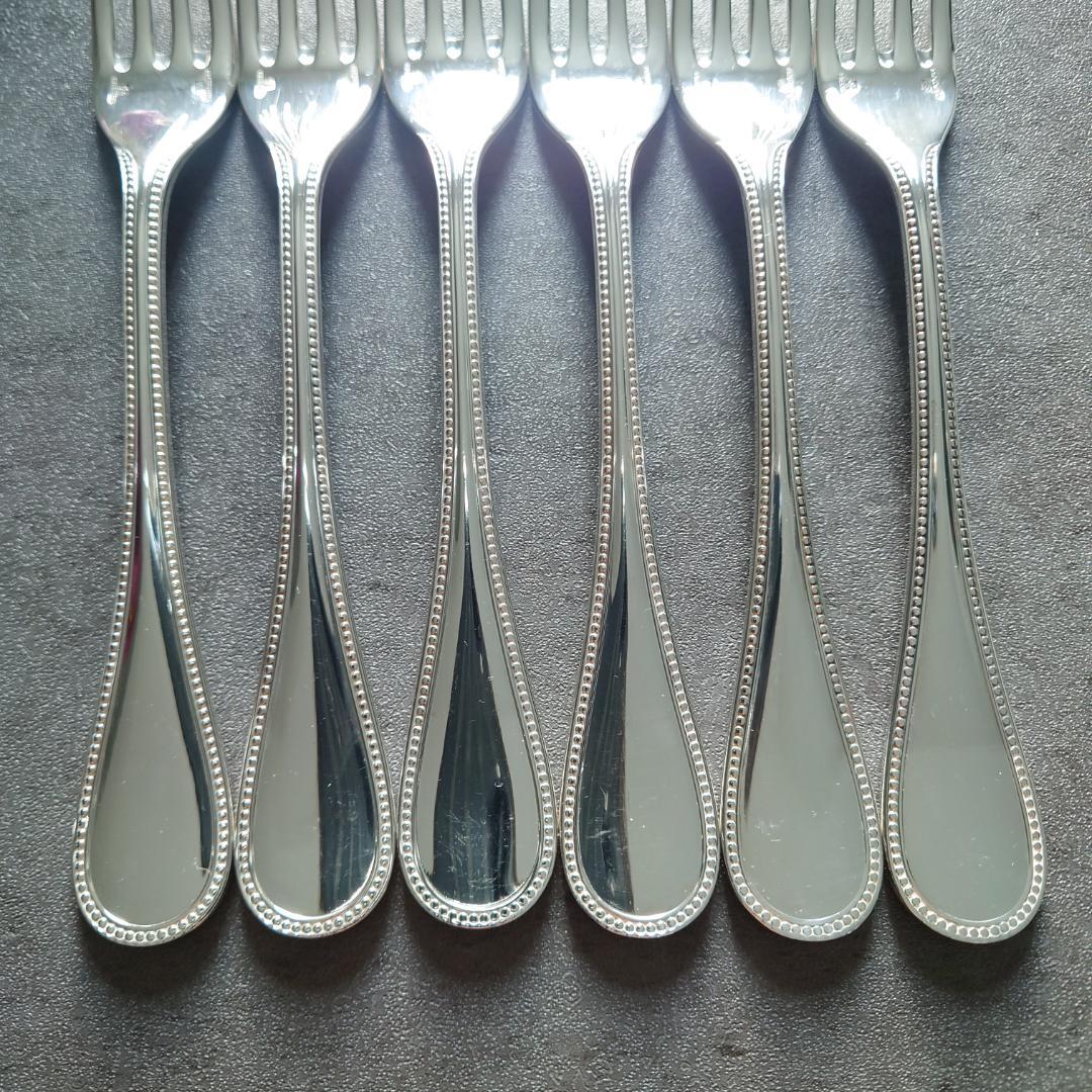 美品 クリストフル パール デザートフォーク 6点