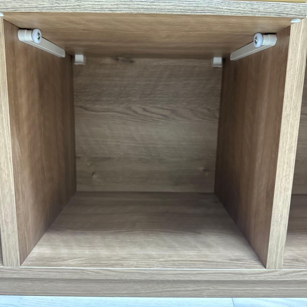 本棚 ディスプレイ ボックス　シェルフ　収納　格子棚　※一箇所擦り傷あり