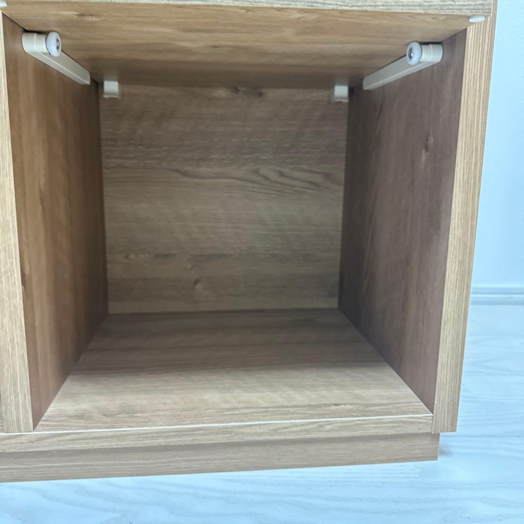 本棚 ディスプレイ ボックス　シェルフ　収納　格子棚　※一箇所擦り傷あり