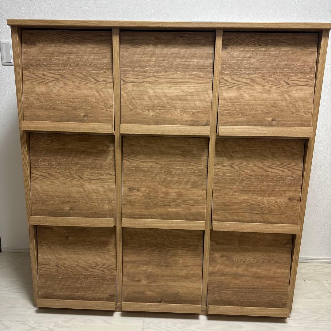 本棚 ディスプレイ ボックス　シェルフ　収納　格子棚　※一箇所擦り傷あり