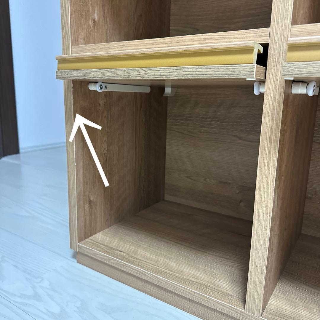 本棚 ディスプレイ ボックス　シェルフ　収納　格子棚　※一箇所擦り傷あり