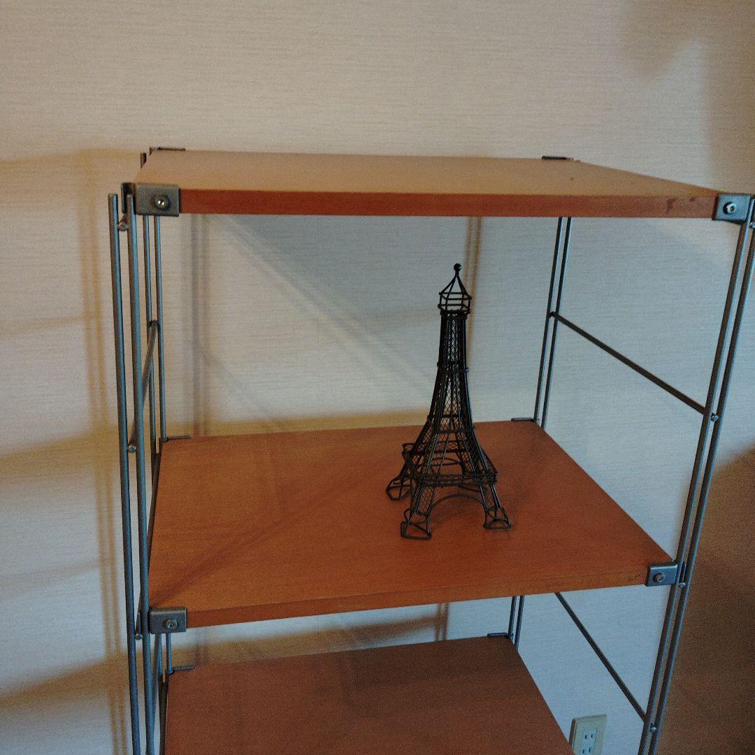 無印良品(MUJI)の人気のオーク材×ステンレス ユニットシェルフ