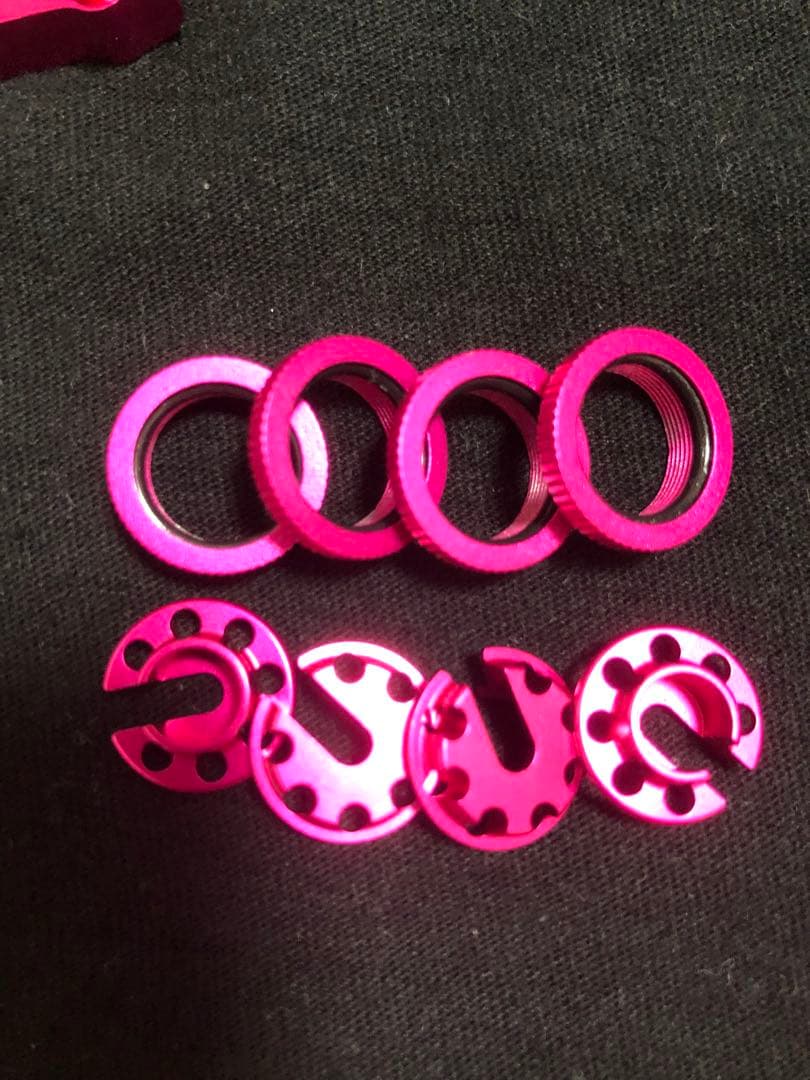 アルミパーツセット（パープル）ヨコモ　ae RC-10TC3用