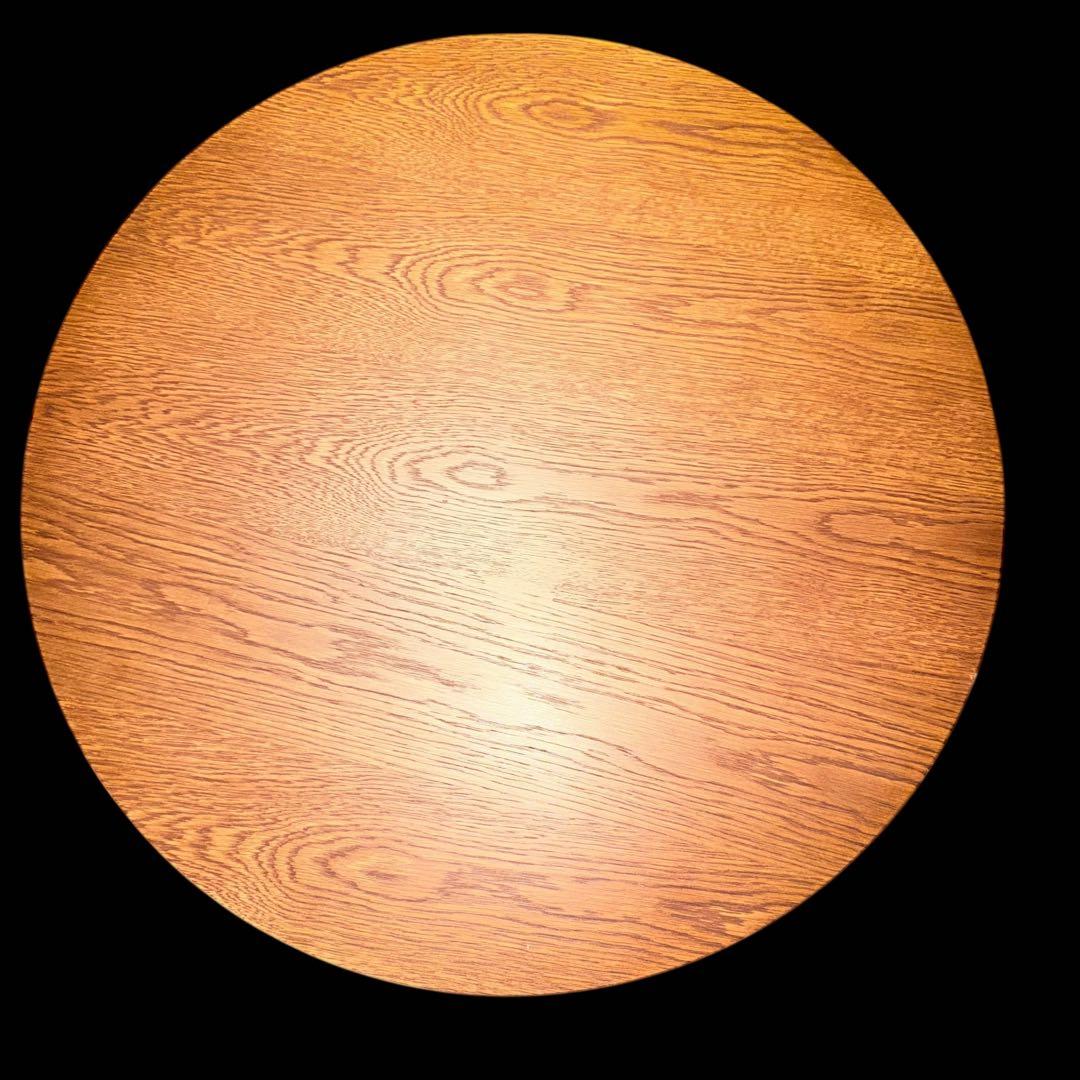 木製丸型ダイニングテーブル