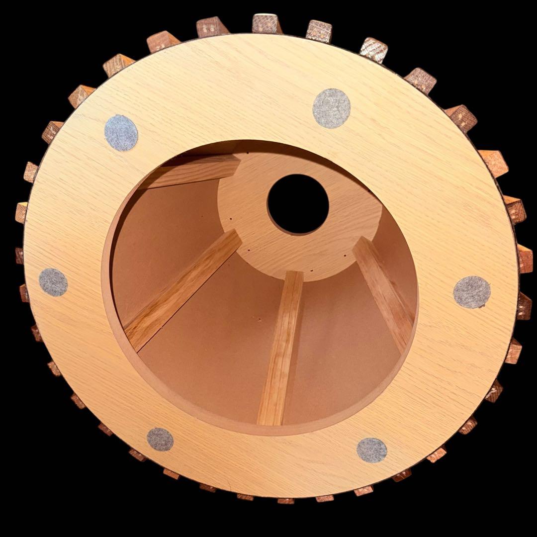 木製丸型ダイニングテーブル