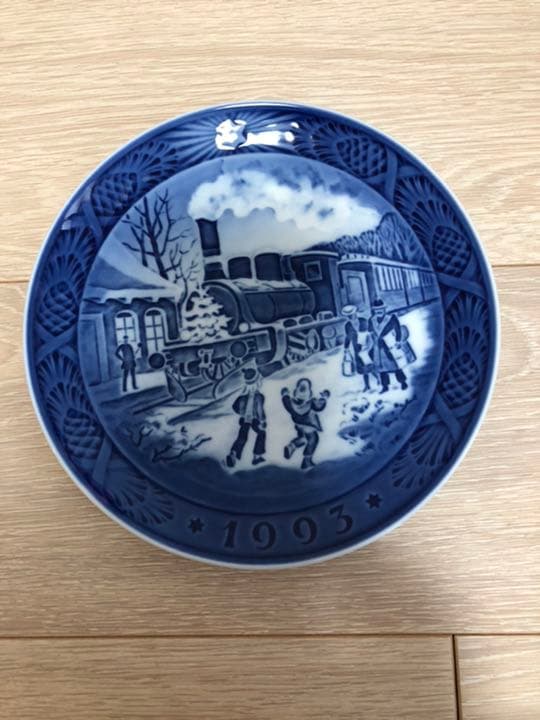 ロイヤルコペンハーゲン6枚&ウェッジウッド1枚皿　クリスマスプレート