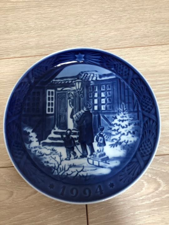 ロイヤルコペンハーゲン6枚&ウェッジウッド1枚皿　クリスマスプレート