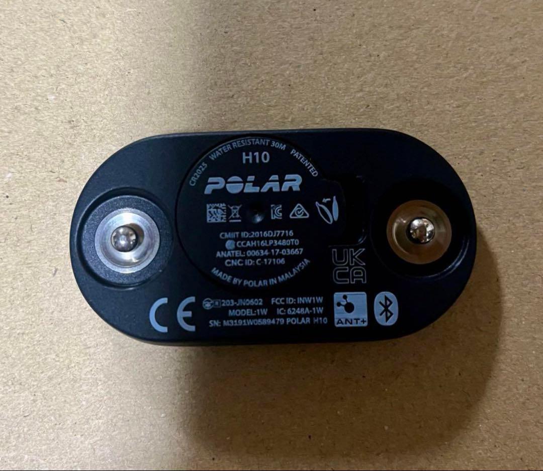 Polar H10 N M-XXL胸部心拍数センサー　ハートレートモニター