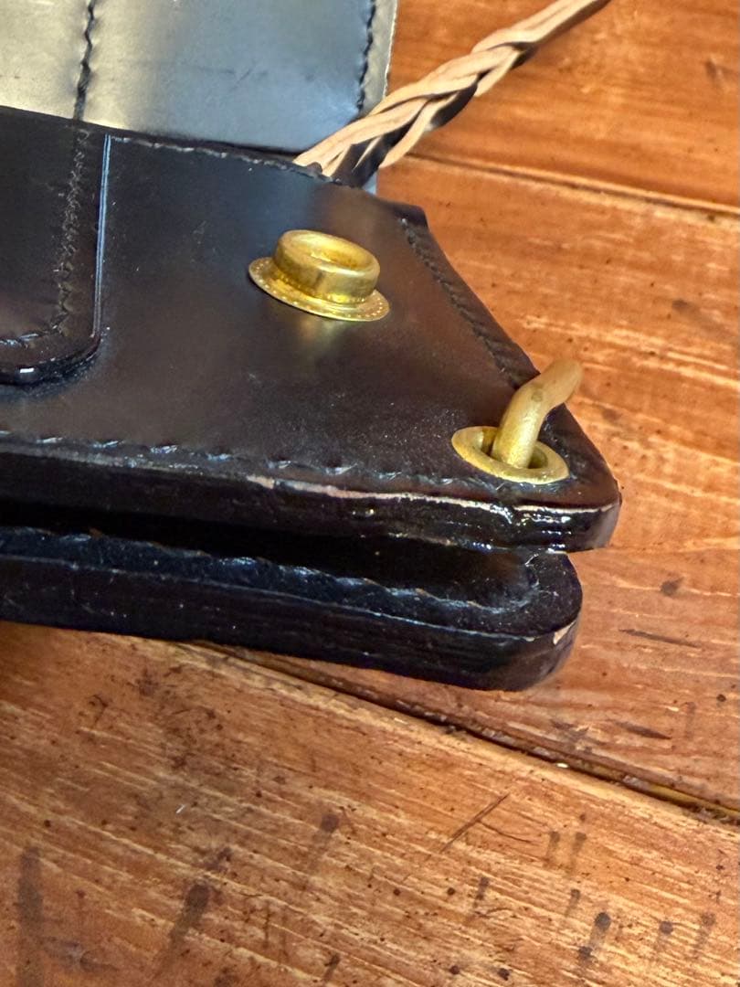 【年始セール】トラッカーウォレット ナイルクロコダイル コードバン